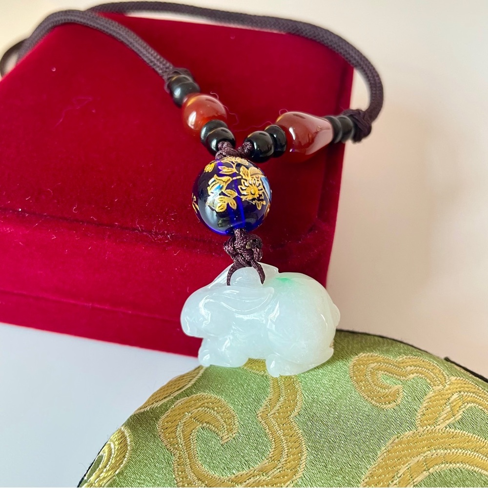 Certified Natural Burmese Jadeite Jade Pendant